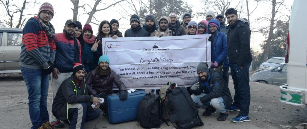 Chandrashila Trek January 2018